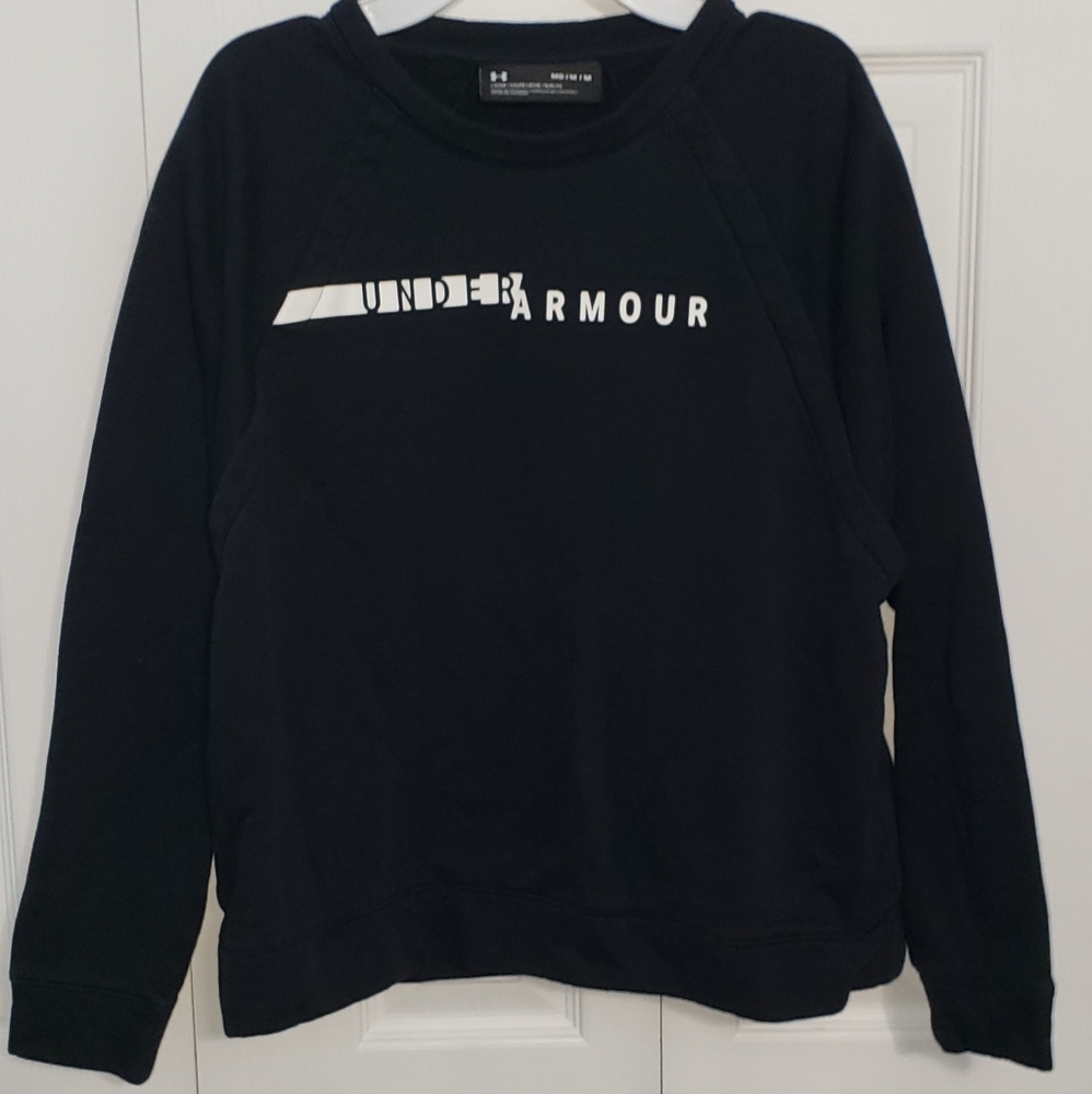 NWOT Under Armor Women's Rival Fleece Crew Sweatshirt